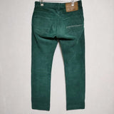 CARE LABEL slim 403 イタリア製 29 コーデュロイ パンツ グリーン メンズ ケアレーベル【中古】3-1213T∞