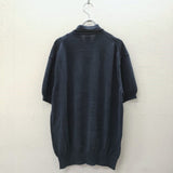 BATONER BN-22SM-062 S/S KNIT POLO コットンニット サイズ1 ポロシャツ ネイビー メンズ バトナー【中古】4-0710S♪