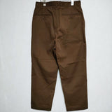 Ron Herman Organic Twill Cotton Pants 定価36300円 オーガニックコットン パンツ ブラウン メンズ ロンハーマン【中古】4-0114G∞