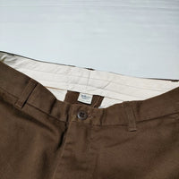 Ron Herman Organic Twill Cotton Pants 定価36300円 オーガニックコットン パンツ ブラウン メンズ ロンハーマン【中古】4-0114G∞