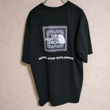 THE NORTH FACE 新品 S/S Bandana Square Logo Tee NT32108 半袖Ｔシャツ カットソー ブラック レディース ザノースフェイス【中古】4-0421S△