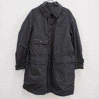 Engineered Garments パッチワーク リバーシブルコート アメリカ製 コート グレー ネイビー メンズ エンジニアードガーメンツ【中古】3-1228T♪