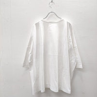 Y's/Yohji Yamamoto YT-T02-670-1 Y's PRINT BIG T-SHIRT プリント ビッグ 2 半袖Tシャツ 白 メンズ ワイズ/ヨウジヤマモト【中古】4-0715S♪