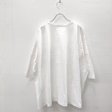 Y's/Yohji Yamamoto YT-T02-670-1 Y's PRINT BIG T-SHIRT プリント ビッグ 2 半袖Tシャツ 白 メンズ ワイズ/ヨウジヤマモト【中古】4-0715S♪