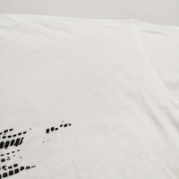 Y's/Yohji Yamamoto YT-T02-670-1 Y's PRINT BIG T-SHIRT プリント ビッグ 2 半袖Tシャツ 白 メンズ ワイズ/ヨウジヤマモト【中古】4-0715S♪