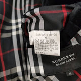 BURBERRY BLACK LABEL ベロア 2B サイズM テーラードジャケット ブラック メンズ バーバリーブラックレーベル【中古】4-0124T♪