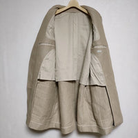 A.PRESSE Linen Half Coat リネンハーフコート 定価121000円  コート 23SS ベージュ メンズ アプレッセ【中古】4-0303M∞