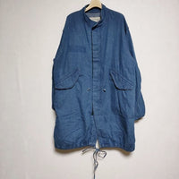 or Slow M-65 FISH TAIL COAT DENIM デニム フィッシュテール  モッズコート ブルー メンズ オアスロウ【中古】4-0303M∞