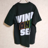 WIND AND SEA Juicy Fresh Tee WDS-21S-TPS-06 刺繍 サイズL 半袖Ｔシャツ カットソー ブラック メンズ ウィンダンシー【中古】4-0521S△