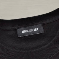WIND AND SEA Juicy Fresh Tee WDS-21S-TPS-06 刺繍 サイズL 半袖Ｔシャツ カットソー ブラック メンズ ウィンダンシー【中古】4-0521S△