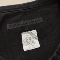 GOD SELECTION XXX This is fucking ART サイズXL 半袖Ｔシャツ カットソー ブラック メンズ ゴッドセレクショントリプルエックス【中古】4-0521S△