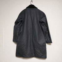 Barbour 1502122 BORDER SL オイルドジャケット サイズ34 ロング丈 コート ブラック メンズ バブアー【中古】4-0916T∞