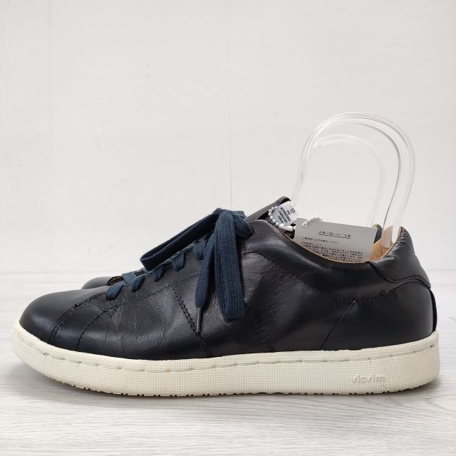 VISVIM FOLEY FOLK フォリーフォルク レザー スニーカー サイズM9.5 V10007428-02 スニーカー ネイビー メ