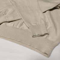 Yonetomi ヨネトミ 米富繊維 RIGID CASHMERE SWEATER 定価49500円 カシミヤセーター ニット アイボリー メンズ【中古】4-0916T∞