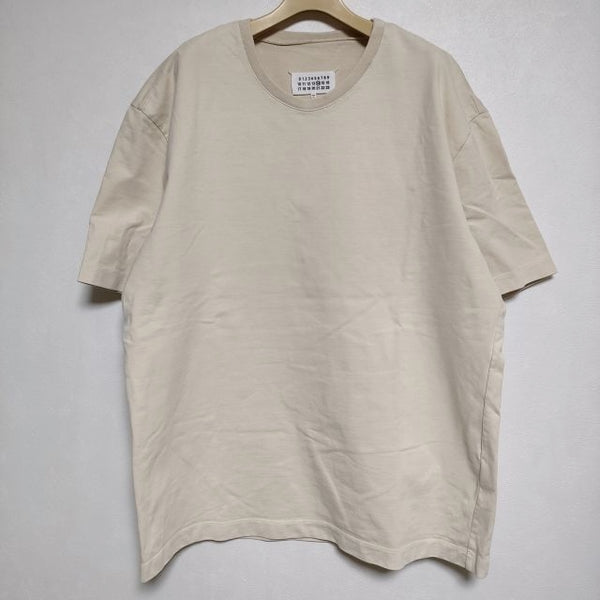 MAISON MARGIELA 14 ガーメントダイ オーバーサイズ S50GC0548 半袖Ｔシャツ カットソー ベージュ メンズ メゾンマルジェラ【中古】4-0608S∞