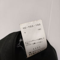 Yohji Yamamoto POUR HOMME ウールギャバジンフーデッドブルゾン モッズコートデザイン ジャケット ブラック メンズ ヨウジヤマモトプールオム【中古】4-0908T∞