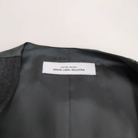 green label relaxing GLR CLOTH サキソニー 柄 5B スーツベスト 定価16500円 23AW グレー グリーンレーベルリラクシング【中古】4-0221T♪