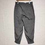 HOMELESS TAILOR CUFF PANTS 定価42900円 ワークチェック パンツ グレー メンズ ホームレステイラー【中古】4-0916T∞