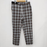 Graphpaper 新品未使用品 Fine Wool Check Slim Chef Pants GM203-40055 20AW 定価35200円 パンツ グレー オレンジ メンズ グラフペーパー【中古】4-0320M☆#