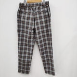 Graphpaper 新品未使用品 Fine Wool Check Slim Chef Pants GM203-40055 20AW 定価35200円 パンツ グレー オレンジ メンズ グラフペーパー【中古】4-0320M☆#