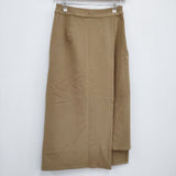 Graphpaper 新品 Meryl Nylon Wrap Skirt GL201-40107B 定価24200円 ラップロングスカート ベージュ レディース グラフペーパー【中古】4-0325M♪