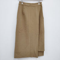 Graphpaper 新品 Meryl Nylon Wrap Skirt GL201-40107B 定価24200円 ラップロングスカート ベージュ レディース グラフペーパー【中古】4-0325M♪