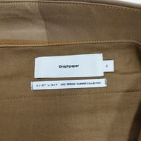 Graphpaper 新品 Check Gabardine Oversized Shorts GM211-40058 ショートパンツ ショーツ ベージュ グラフペーパー【中古】4-0602S♪