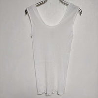 Graphpaper Narrow Rib tank Top GL211-70201B 定価7480円  タンクトップ ホワイト レディース グラフペーパー【中古】4-0626S∞