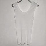 Graphpaper Narrow Rib tank Top GL211-70201B 定価7480円  タンクトップ ホワイト レディース グラフペーパー【中古】4-0626S∞