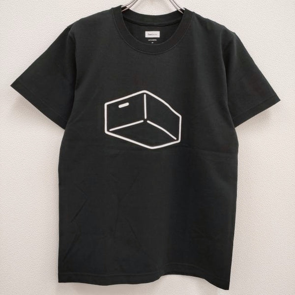 Fresh Service 新品 FLYING CARTON サイズS 定価8600円 プリント 半袖Ｔシャツ カットソー ブラック メンズ フレッシュサービス【中古】4-0602S♪