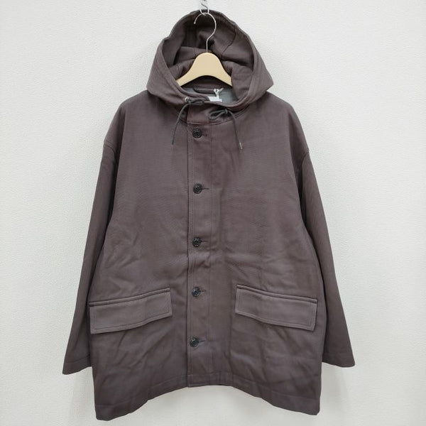 Graphpaper 新品未使用品 Hard Twill Hooded Blouson GM203-30004B 定価57200円 サイズ1  ジャケット ブルゾン グレー系 メンズ グラフペーパー【中古】4-0320T☆