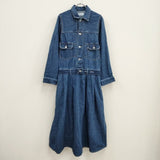 Graphpaper 新品 Belted Denim Dress GL203-60130B 定価59400円 サイズ00 ワンピース ブルー レディース グラフペーパー【中古】4-0325M♪