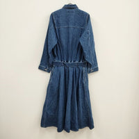 Graphpaper 新品 Belted Denim Dress GL203-60130B 定価59400円 サイズ00 ワンピース ブルー レディース グラフペーパー【中古】4-0325M♪