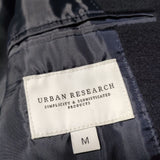 URBAN RESEARCH ウールナイロンポリエステル チェスターコート ネイビー メンズ アーバンリサーチ【中古】4-0824T∞