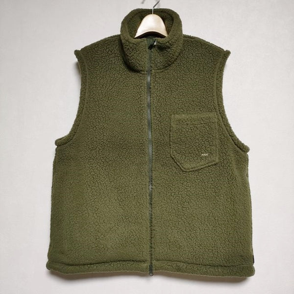 STONEMASTER SM BOMBER VEST ポーラテックフリース ベスト カーキ メンズ ストーンマスター【中古】4-0824T∞