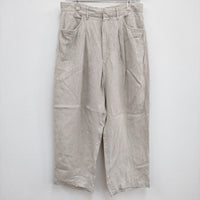 FARAH FR0201-M4015 サイズ32 リネン パンツ ベージュ メンズ ファーラー【中古】4-0503M♪