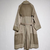 SEEALL RECONSTRUCTED TRENCH COAT 再構築 トレンチコート ベージュ メンズ シーオール【中古】4-0401M∞