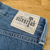 Levi's SILVER TAB LOOSE シルバータブ W30L32 デニムパンツ ブルー メンズ リーバイス【中古】4-0712G△