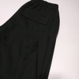 Ron Herman/union launch ウールイージーパンツ 3620600104 ウエストゴム パンツ ブラック メンズ ロンハーマン/ユニオンランチ【中古】4-1225T∞