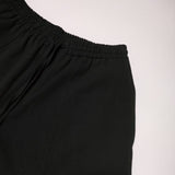 Ron Herman/union launch ウールイージーパンツ 3620600104 ウエストゴム パンツ ブラック メンズ ロンハーマン/ユニオンランチ【中古】4-1225T∞