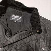 Engineered Garments/Barbour LINCOLN WAX JACKET International オイルド ジャケット 黒 メンズ エンジニアードガーメンツ/バブアー【中古】4-0908T∞