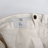 HERILL 21-030-HL-8050-1 Soft Twist Organic Chino Pants ソフトツイストオーガニックチノ パンツ アイボリー メンズ ヘリル【中古】4-0330M♪