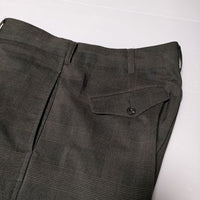 Needles Flap Pocket Boot-Cut Trouser GL171 ブーツカット チェック パンツ カーキ ブラウン メンズ ニードルス【中古】4-0502G∞