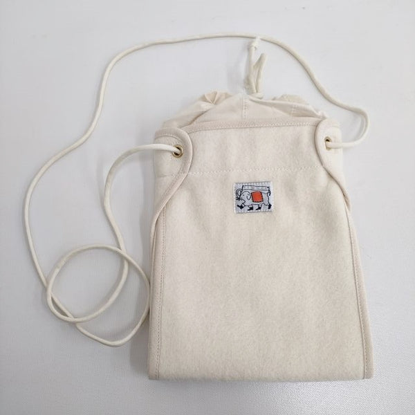 TENDER Co. 新品 TYPE 533 ELEPHANT EAR POUCH 定価30800円 エレファントイヤーポーチ バッグ 23AW アイボリー テンダー【中古】4-0402T♪