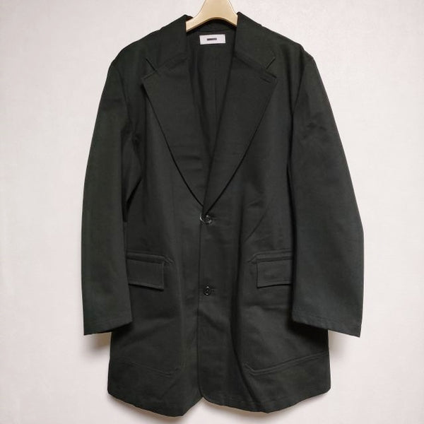 REVERBERATE LONG TAILORED JACKET テーラードジャケット ブラック メンズ リバーバレイト【中古】4-0502M∞