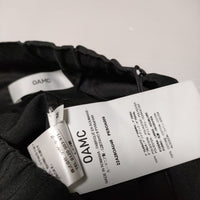 OAMC BASE PANTS 定価66550円 A28OAU48 ポリエステル イージー ベース パンツ ブラック メンズ オーエーエムシー【中古】4-1007M∞