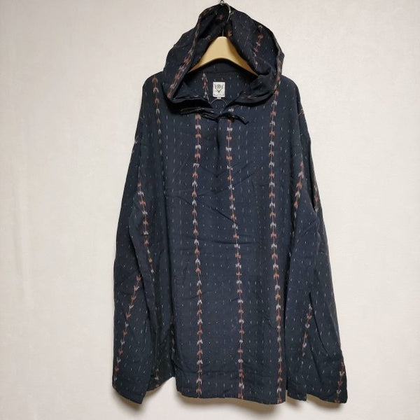 S2W8/South2 West8 S2W8 MEXICAN PARKA メキシカンパーカー 総柄 EJ815 パーカー ネイビー メンズ サウスツーウェストエイト【中古】4-0601M∞