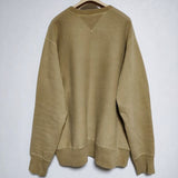 A.PRESSE Vintage Sweatshirt 22AAP-05-04M 加工 トレーナー スウェット 黄土色 メンズ アプレッセ【中古】4-0502M∞