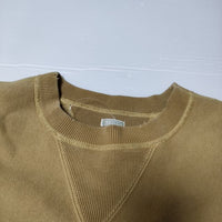 A.PRESSE Vintage Sweatshirt 22AAP-05-04M 加工 トレーナー スウェット 黄土色 メンズ アプレッセ【中古】4-0502M∞