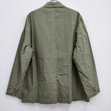 AQUA ROCK アクアロック 新品 AQ001 Cotton Cambric Jacket 定価42900円 3B テーラードジャケット 23SS カーキ メンズ【中古】4-0409M♪